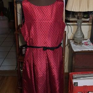 Danny and Nicole polka dot dress SZ 18